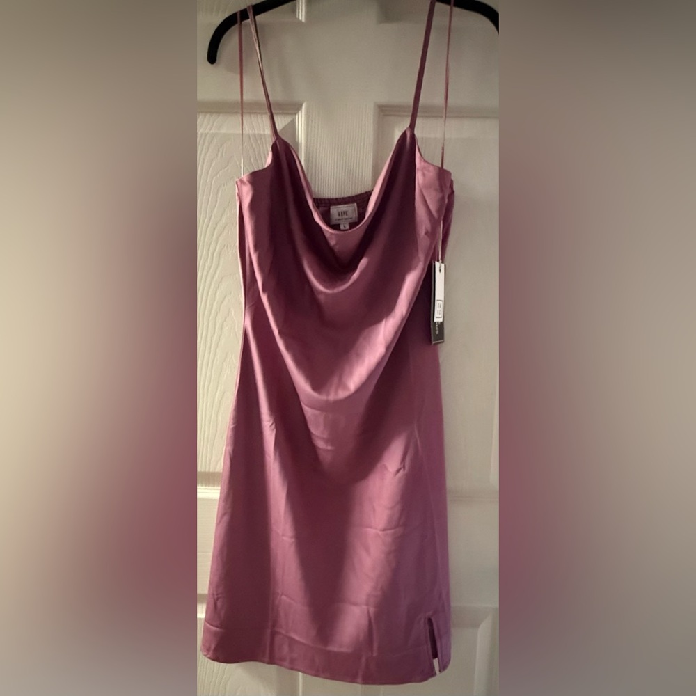 Have Mauve Cowl Neck Dress